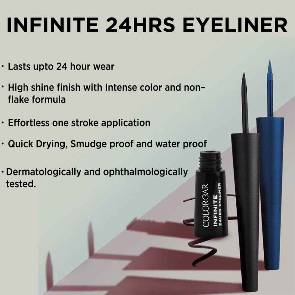 Colorbar Infinite 24Hrs Eyeliner - Infinite Black 001