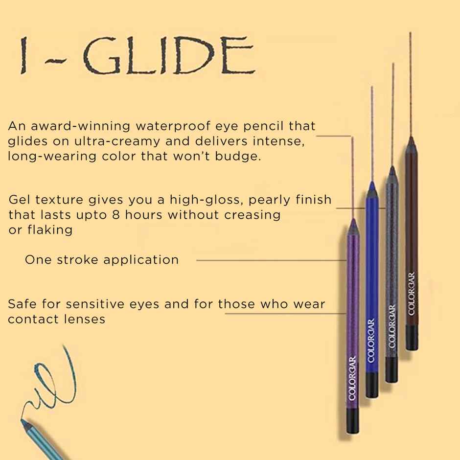 Colorbar I-Glide Eye Pencil - Blackout