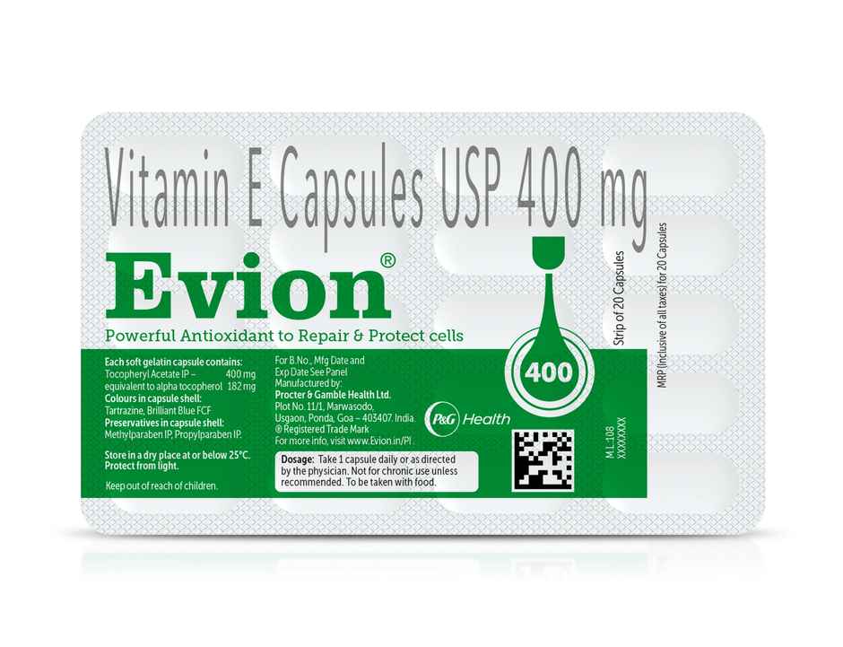 Evion 400 Soft Gelatin Capsule