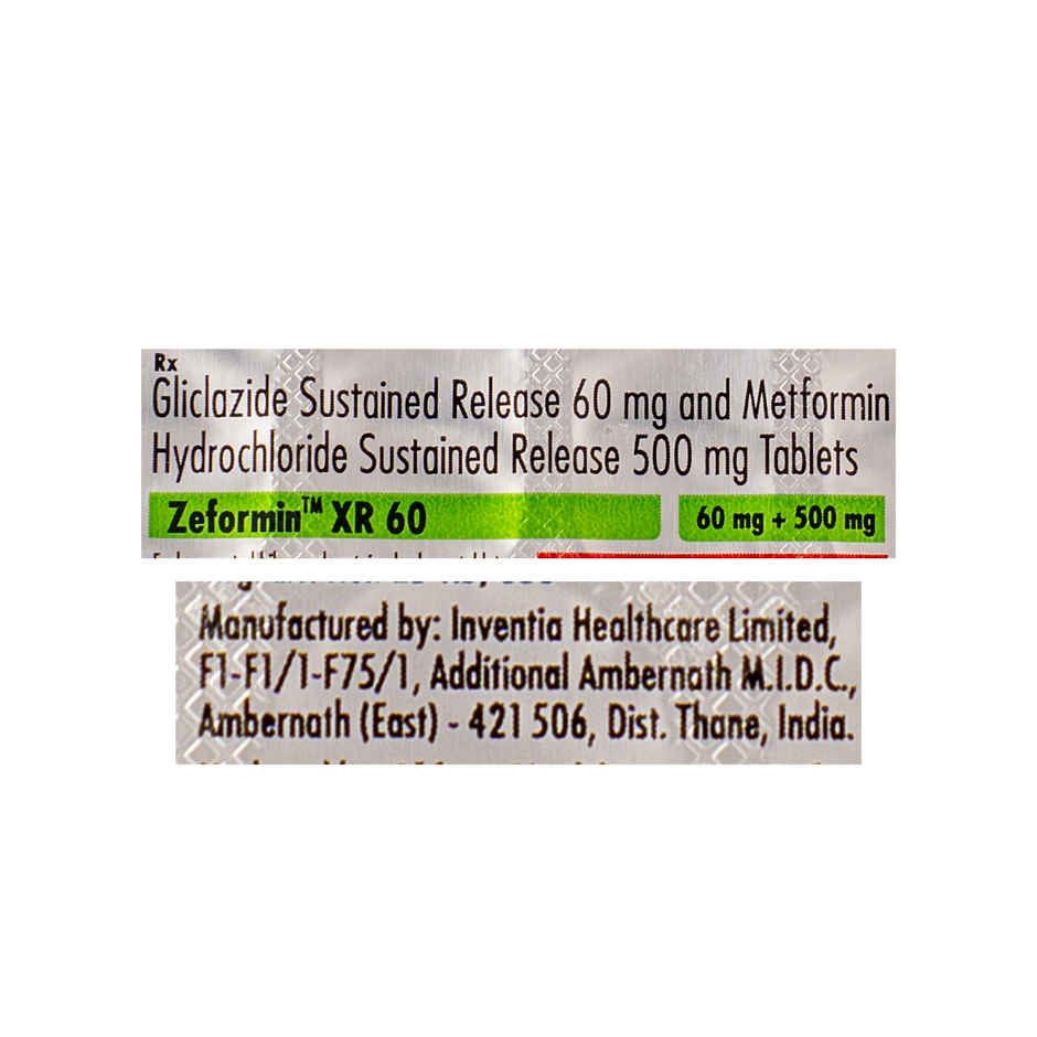 Zeformin XR 60 Tablet SR