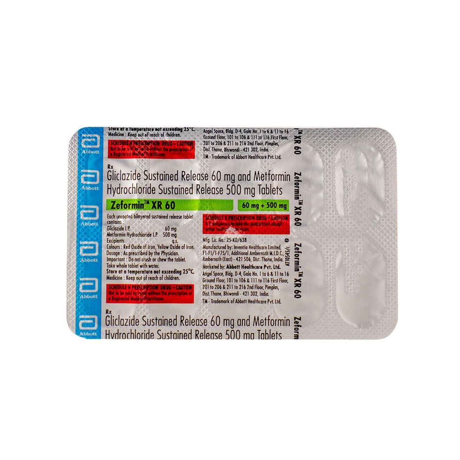 Zeformin XR 60 Tablet SR