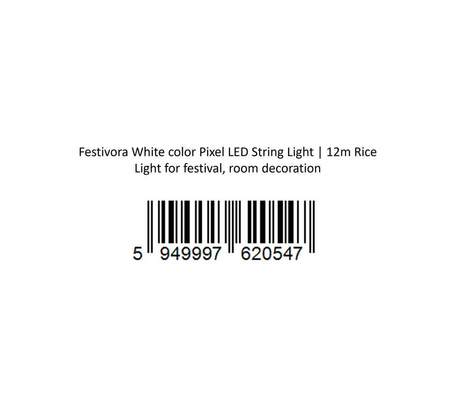 Festivora White Color Pixel Led String Light | Rice Light For Festival | Room Decoration