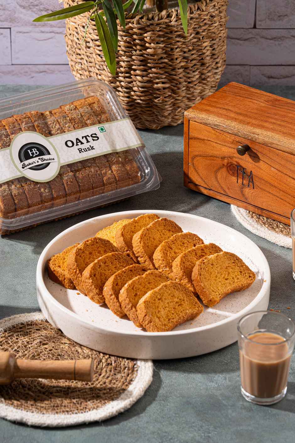 HB BAKERS CHOICE Oats Rusk
