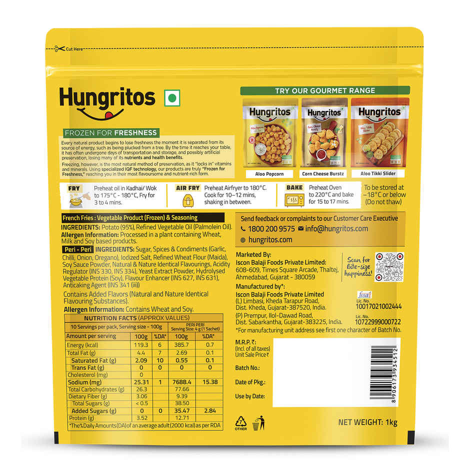 Hungritos Peri Peri French Fries