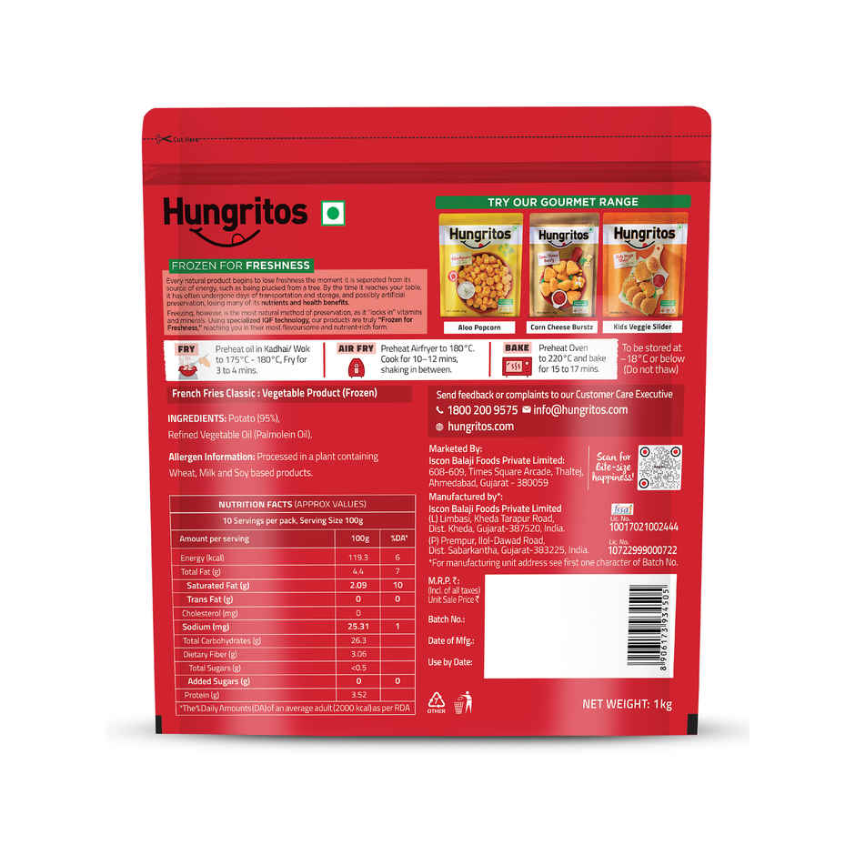 Hungritos Classic French Fries
