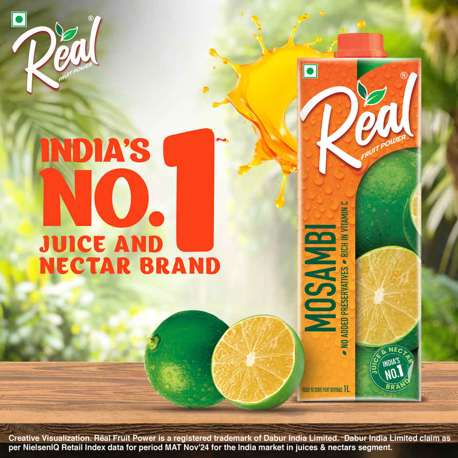 Dabur Real Mosambi Fruit Juice Combo