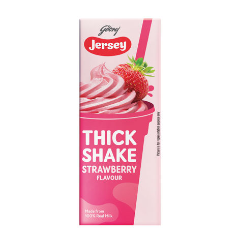 Godrej Jersey Thick Shake Strawberry