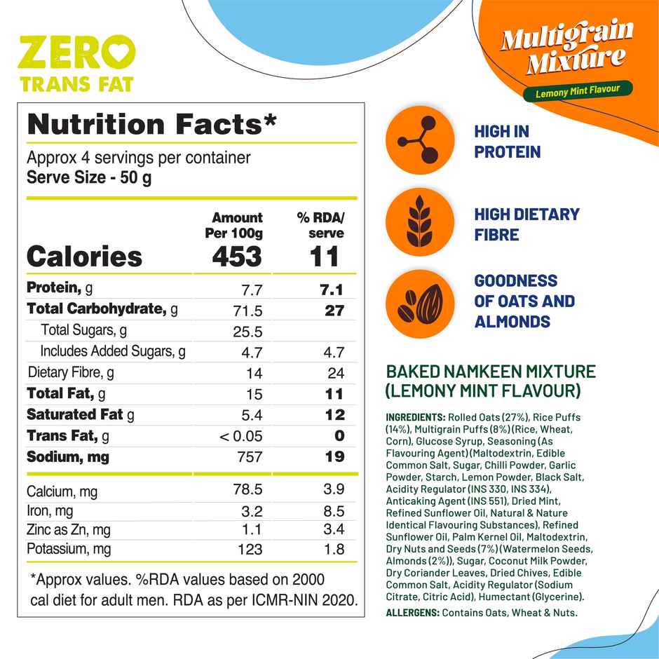 Fit & Flex Multigrain Mixture Lemony Mint