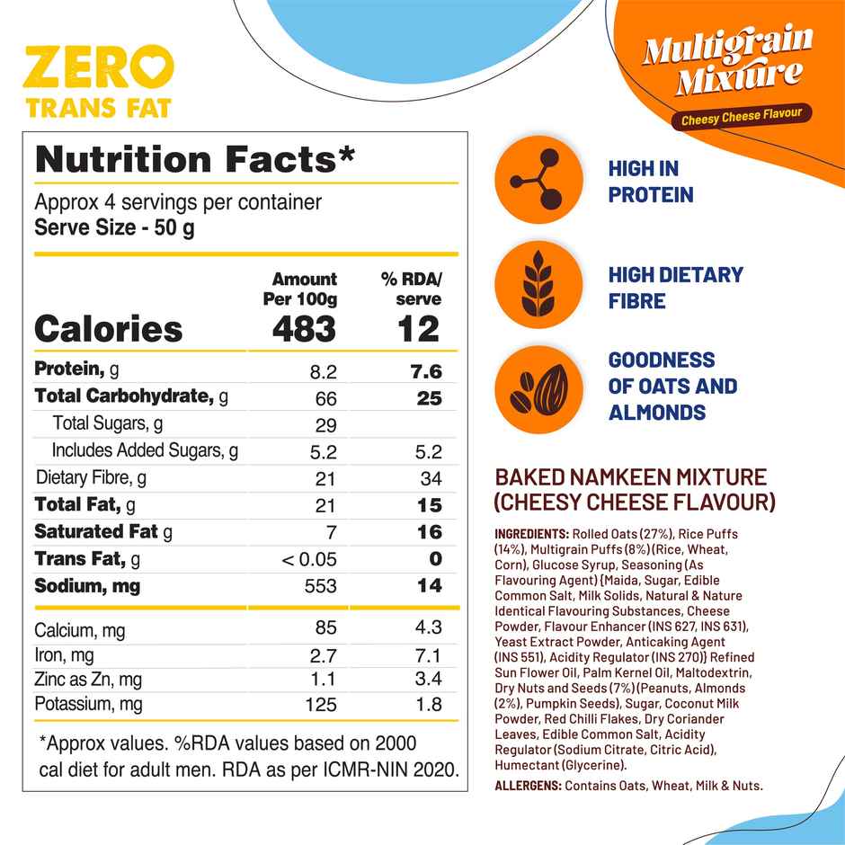 Fit & Flex Multigrain Mixture Cheesy Cheese