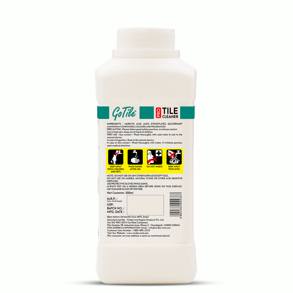 Gotile Pro Tile Cleaner | Effectively Cleans Tile & Grout