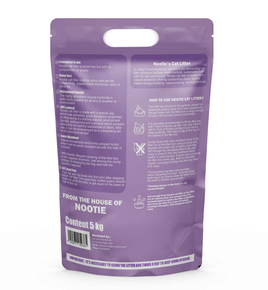 Nootie Premium Clumping Cat Litter Combo