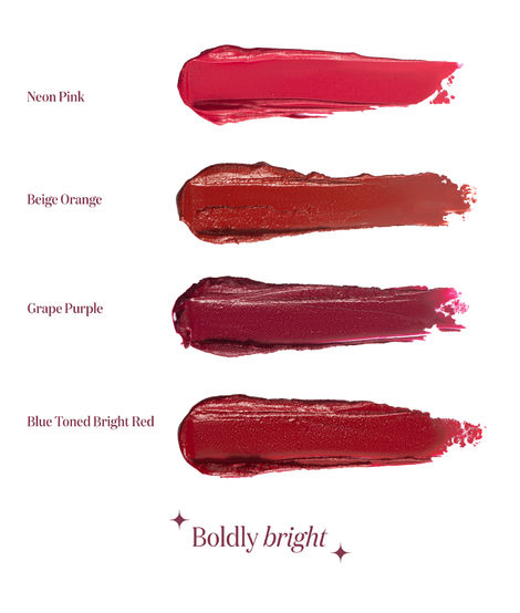 Gush Beauty Super Stack 4 in 1 Liquid Lipstick Stack | Conditioning & Pigmented | Standout Brights | Pink