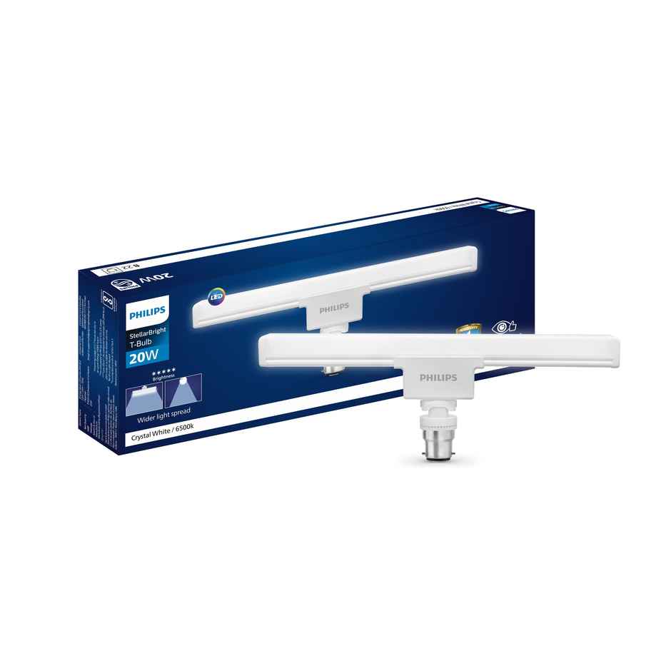 Philips Stellar Bright 20 W Led Bulb Crystal White | B22 Base Holder