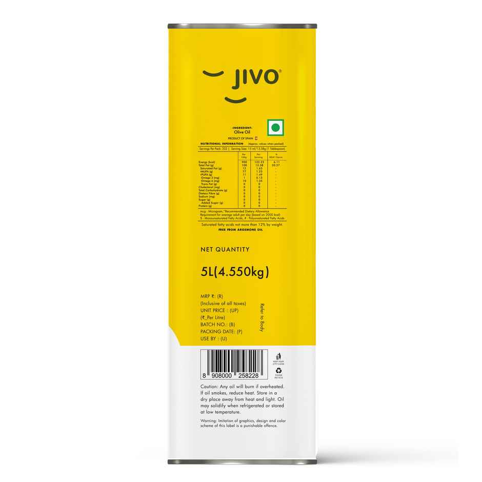 Jivo Daily Cooking Extra Light Olive Oil