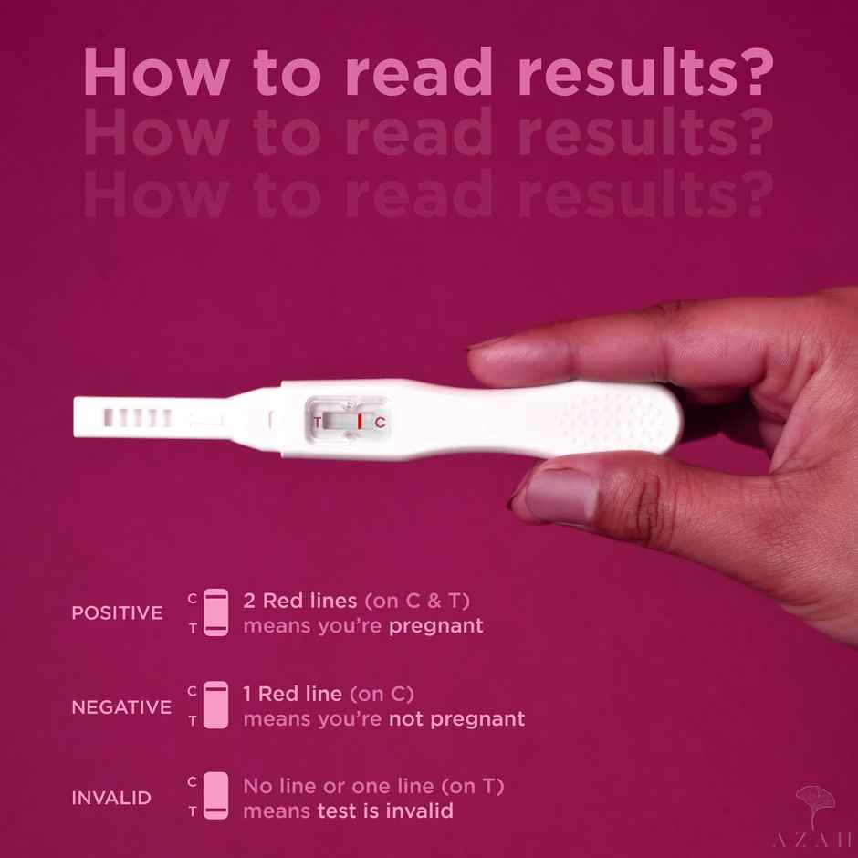 Azah Rapid Pregnancy Detection Kit (Pack of 3)