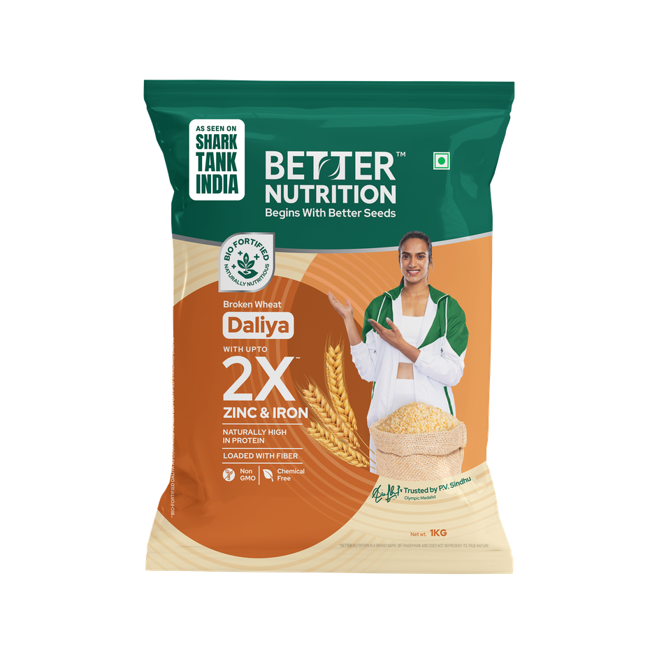 Better Nutrition Biofortified Daliya | High Protein | Rich in Iron & Zinc