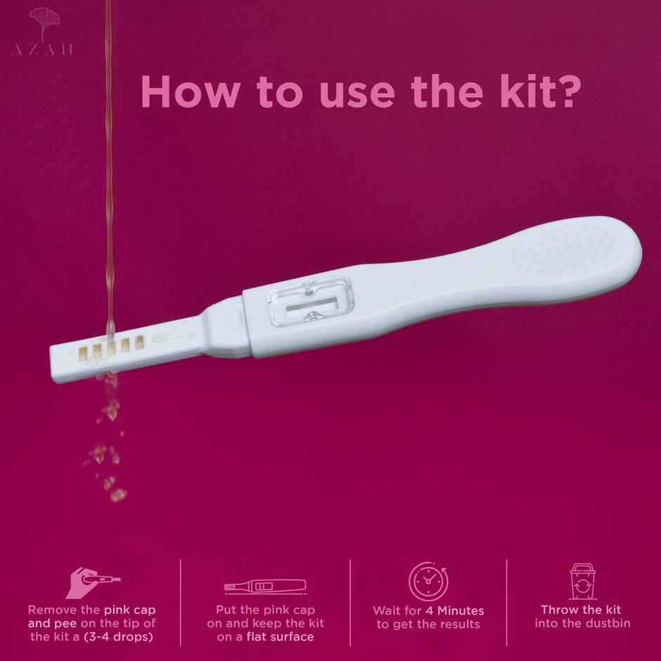 Azah Rapid Pregnancy Detection Kit (Pack of 3)