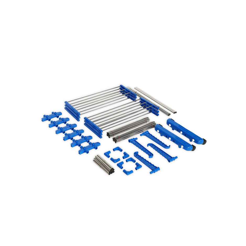 TNC Blue Jumbo Double Poll 3 Tier Stainless Steel Cloth Dryer Stand