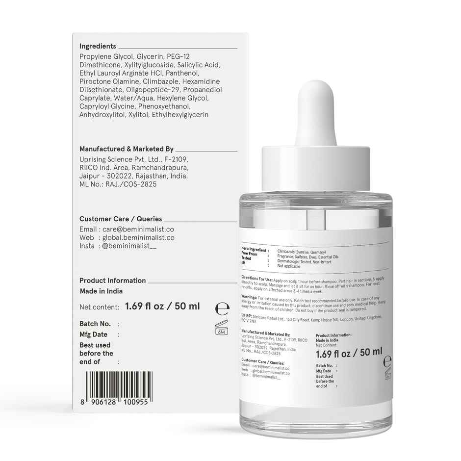 Minimalist Cph Complex + Oligopeptide 0.8% Anti- Dandruff Serum