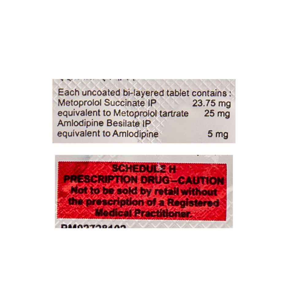 Amlovas-M 5/25 Tablet PR