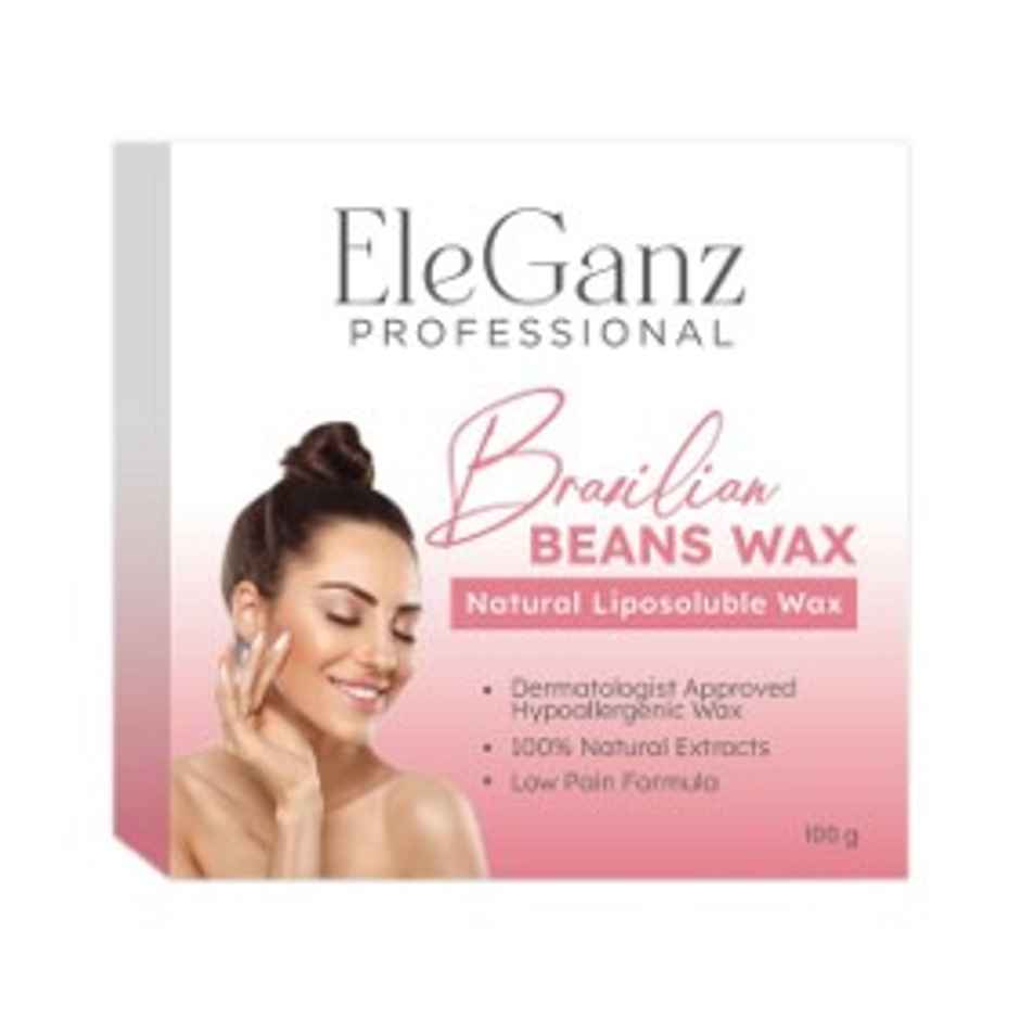 EleGanz Professional Brazilian Beans Hair Removal 100% Natural Liposoluble Wax