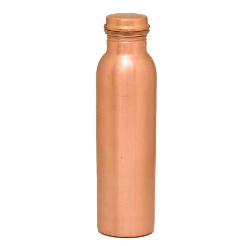 OGGN Plain Copper Water Bottle For Daily & Office Use 900 ml, Pure Copper