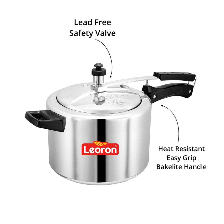 Leoron Combo 2L | 3L | 5L Inner Lid Induction Bottom Aluminium Pressure Cooker