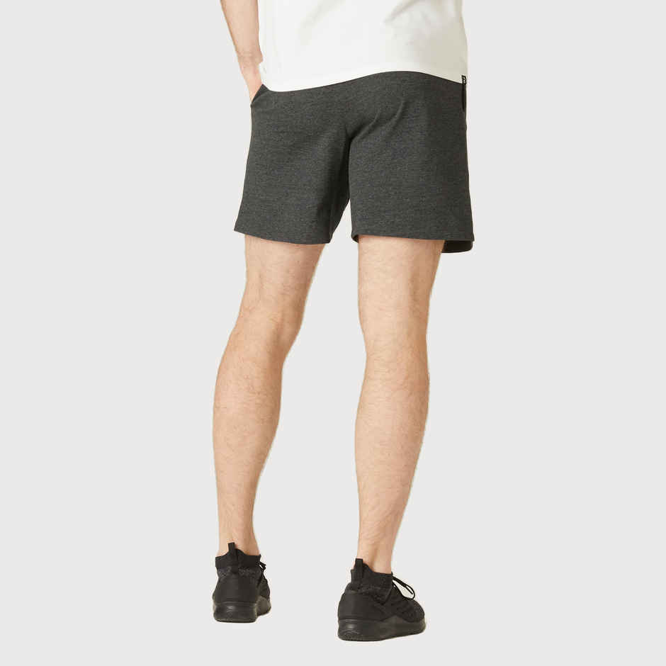 Decathlon | Domyos Men's Cotton Gym Shorts - Dark Grey, S