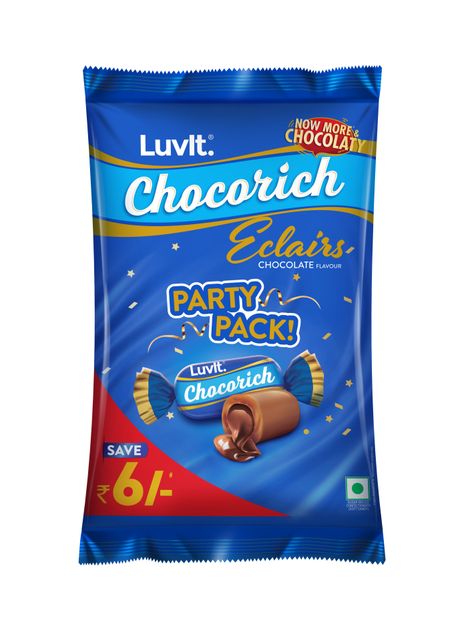 Luvit Chocorich Eclairs Chocolate Party Pack