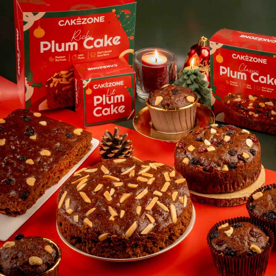 Cakezone Classic Plum Cake | Eggless/Veg | Soft & Delicious