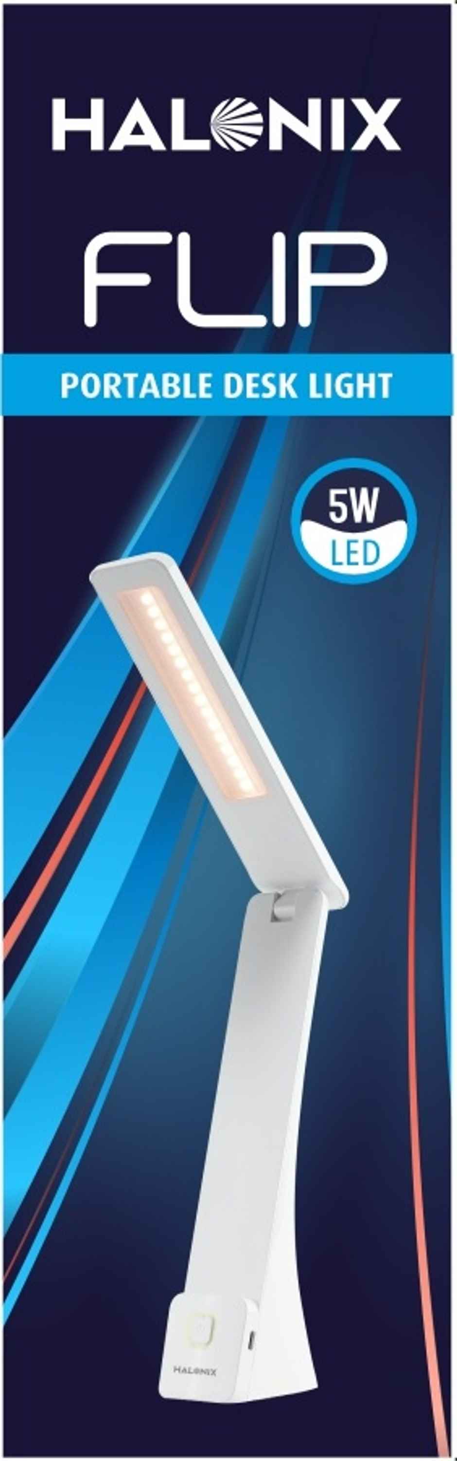 Halonix Flip 5w Table Lamp With 3 Lighting Modes.