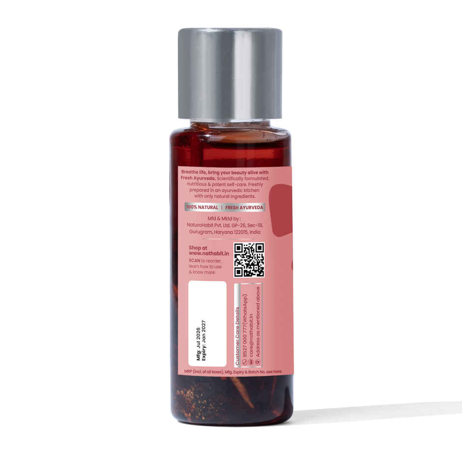 Nat habit Hibiscus Amla Hair Oil