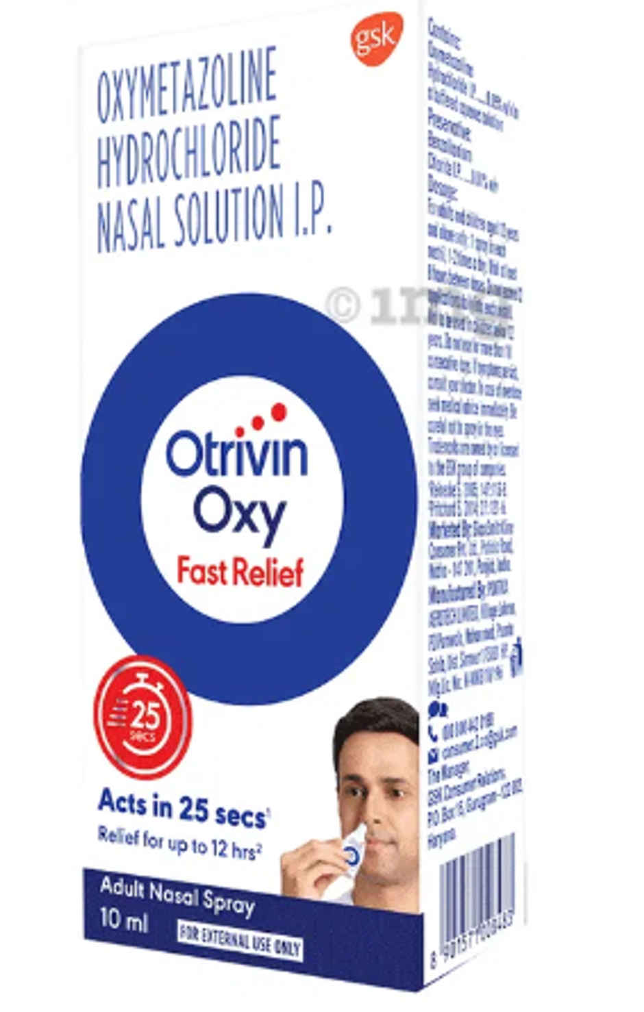Otrivin Oxy Fast Relief Adult Nasal Spray
