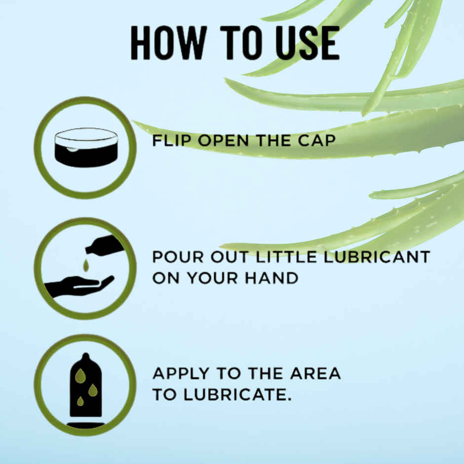 skore Aloevera natural Lubricant & Massage Lube | Safe to Use with Condoms