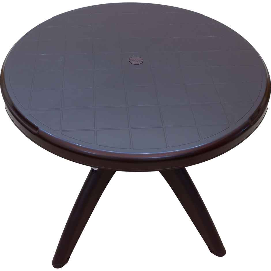 Avro Furniture Alfa Round Plastic Table-Brown