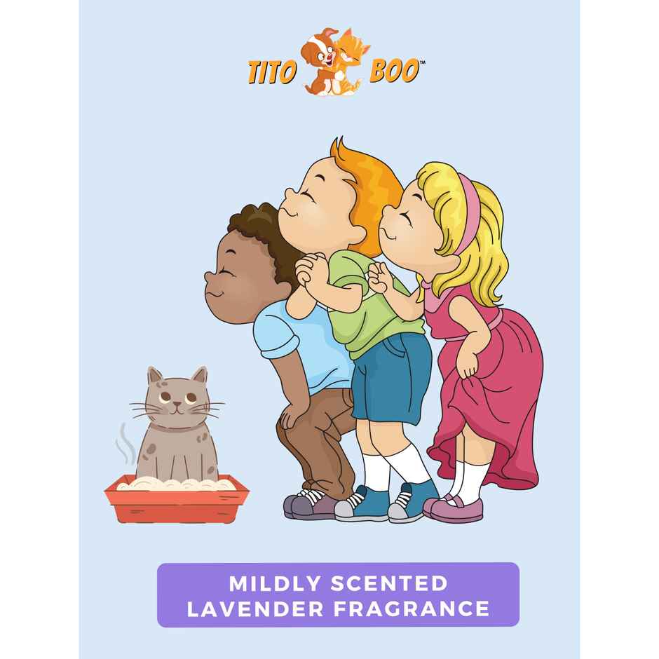 Tito Boo Mild Scented Bentonite Cat Litter