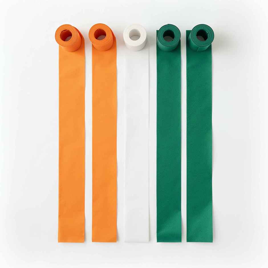 Tricolour Paper Crepe Rolls | Pack of 12 | Propcon