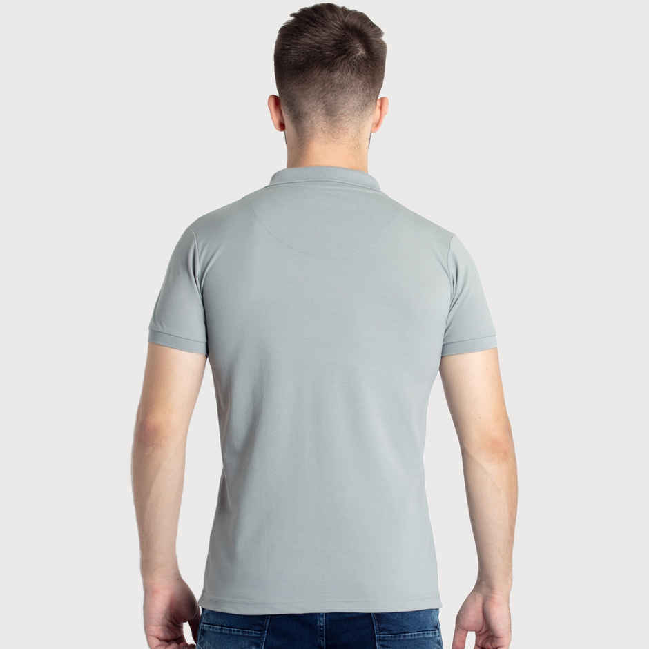 Status Quo Men Polo T-shirt - Admiral Grey | Slim Fit | XL