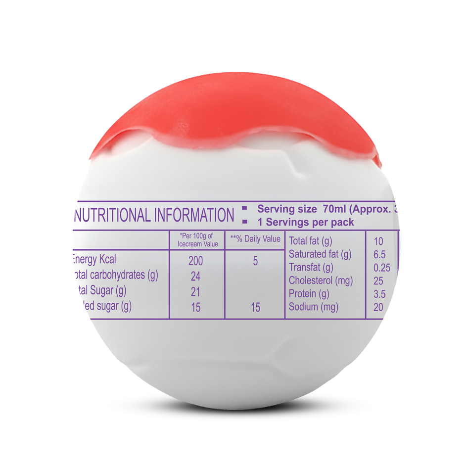 Mercelys Vanilla Ice Cream Ball