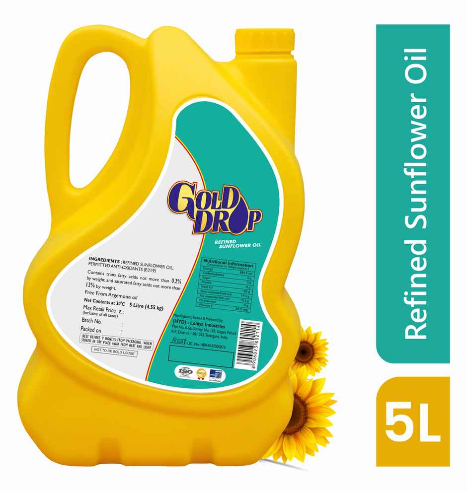 Gold Drop Sunflower Oil | Jar