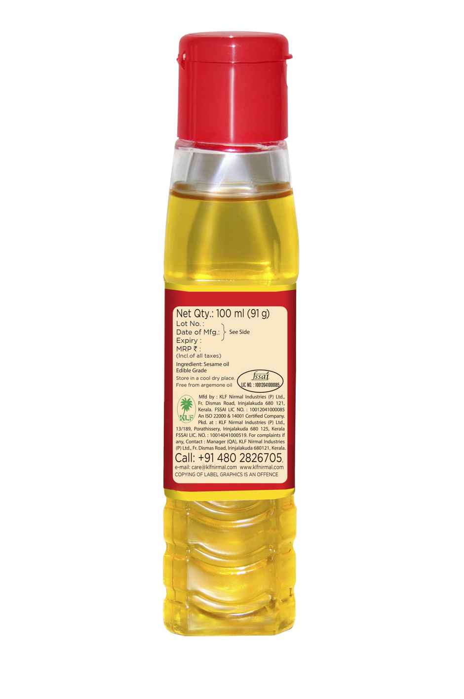Klf Tilnad Gingelly/Til/Sesame Oil