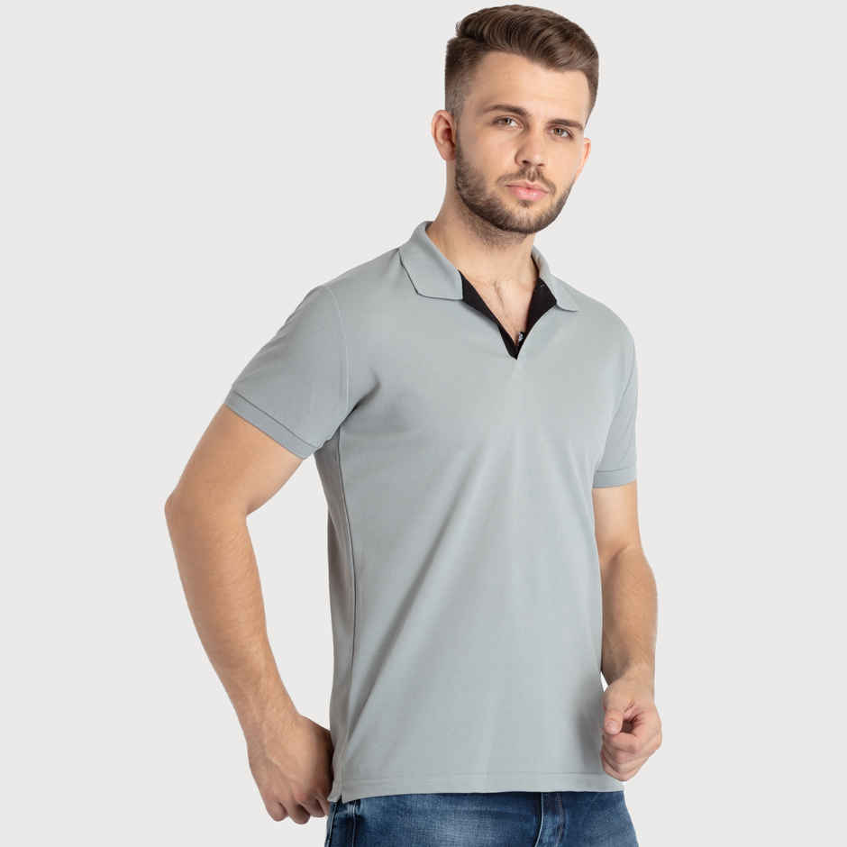 Status Quo Men Polo T-shirt - Admiral Grey | Slim Fit | XL