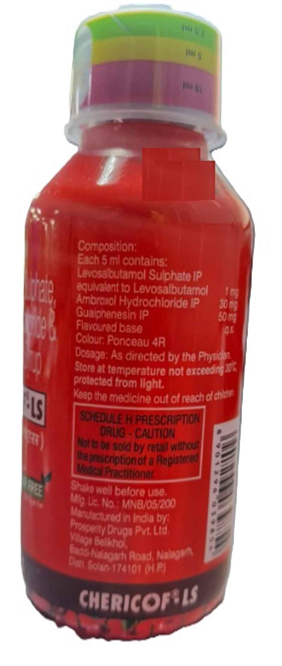 Chericof-LS Sugar Free Syrup