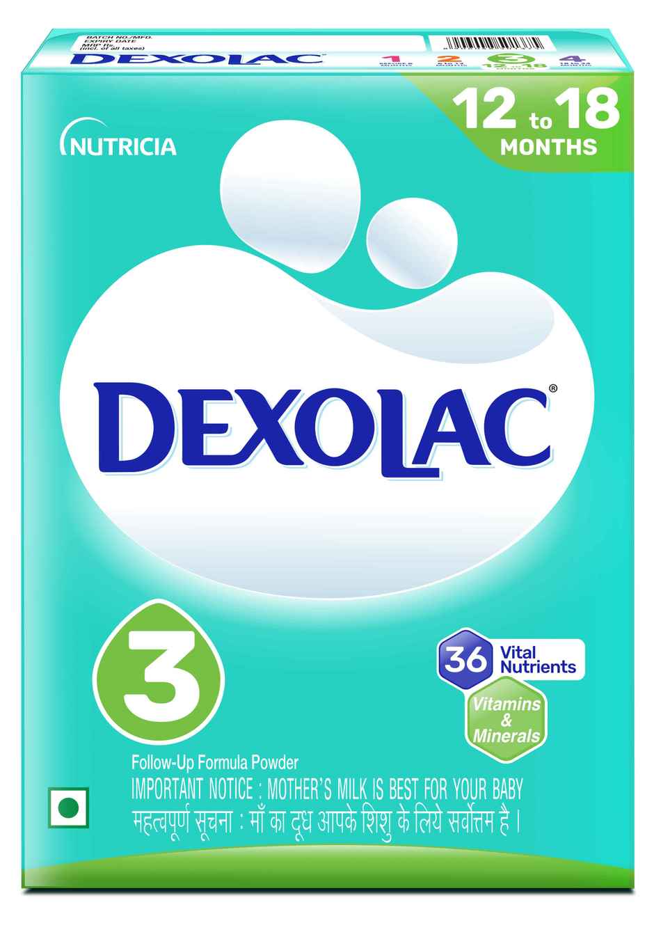 Dexolac Follow Up Formula Powder For Babies - Stage 3 (12 To 18 Months)