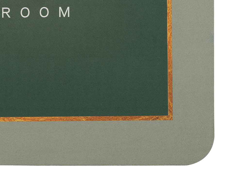 Homeharmony Anti- Skid Rubber Floor Mat Dark Green | 57 x 36 cm