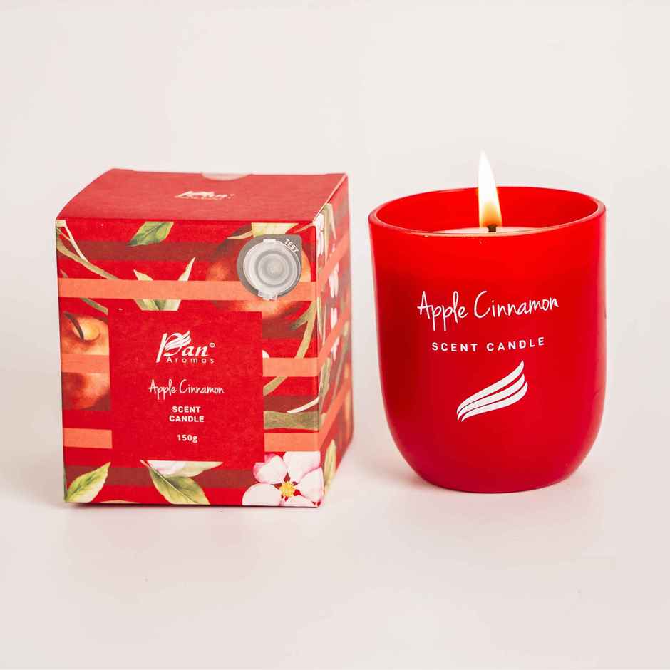 Crystal Collection Scented Candle | Apple Cinnamon | Pan Aromas
