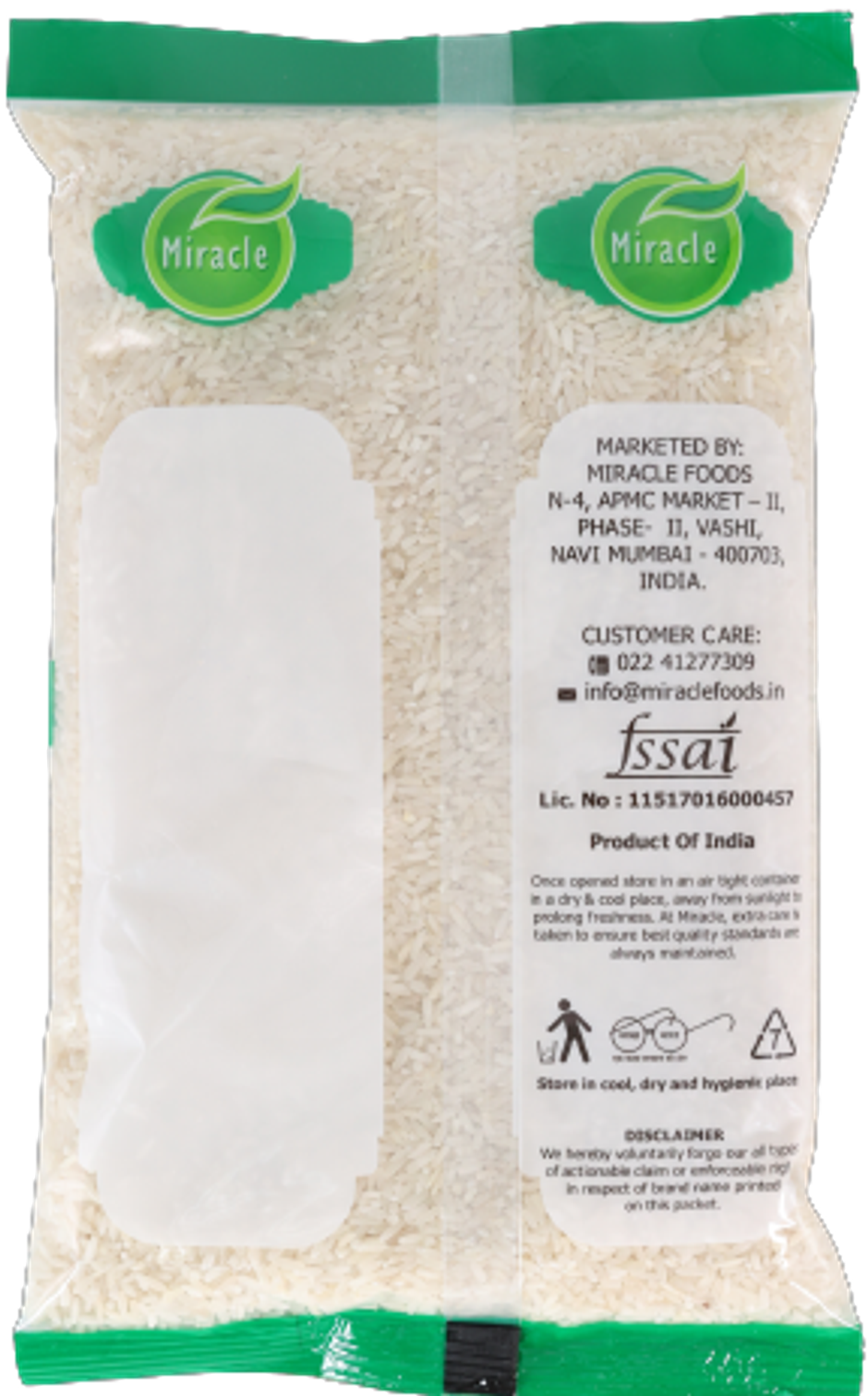 Miracle Regular Rice - Parimal