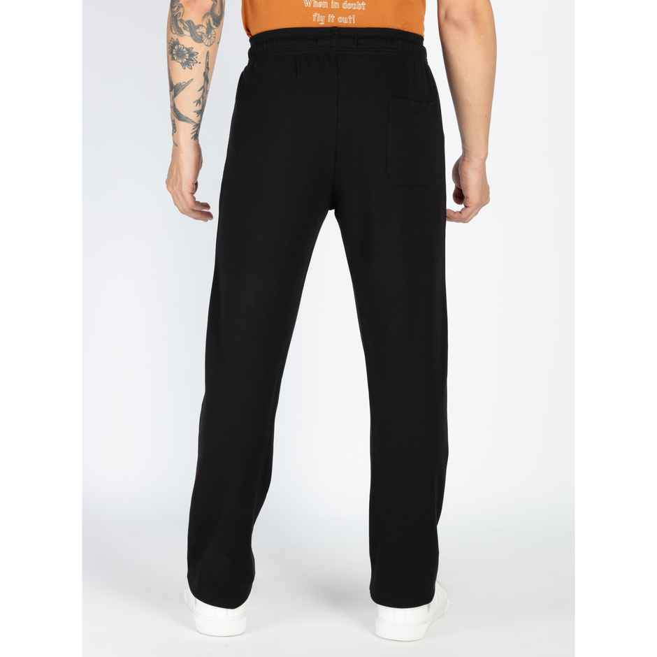 Status Quo Mens Basic Regular Fit Trackpant | Black | L