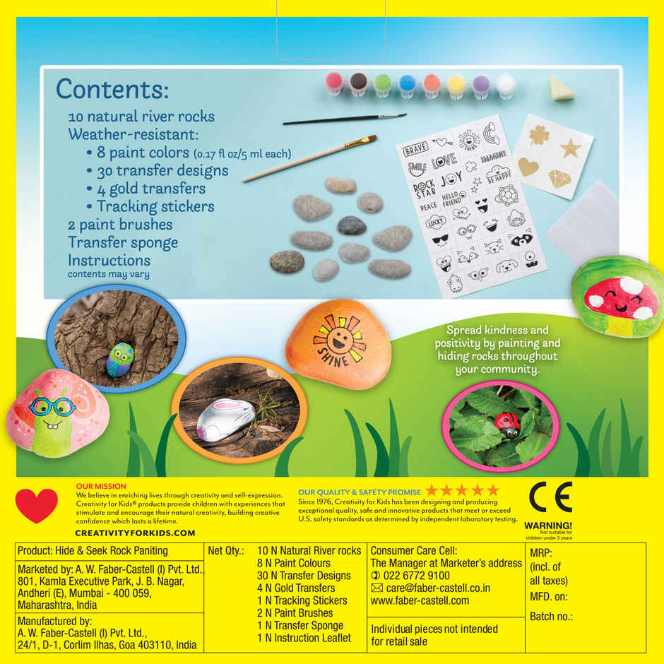 Creativity For Kids Hide & Seek Rock Painting