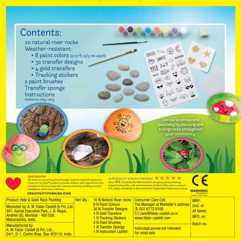 Creativity For Kids Hide & Seek Rock Painting